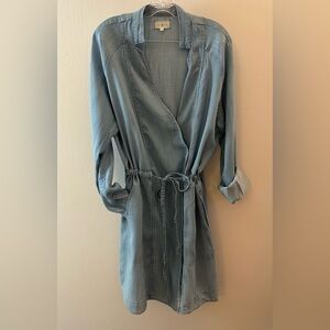 Lou & Grey Light Blue Denim Dress